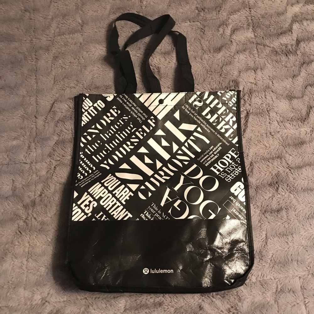 Lululemon snap reusable bag - Picture 1 of 5